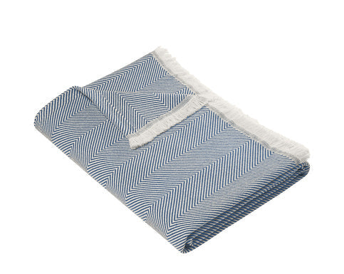 Brooks Brothers Coastal Throw with custom logo embroidery
