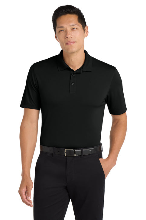 Port Authority Tall Dry Zone UV Micro-Mesh Polo with custom logo embroidery