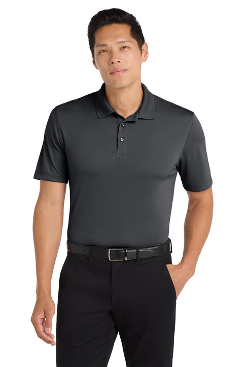Port Authority Tall Dry Zone UV Micro-Mesh Polo with custom logo embroidery