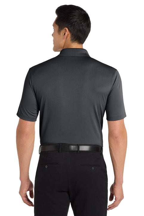 Port Authority Tall Dry Zone UV Micro-Mesh Polo with custom logo embroidery