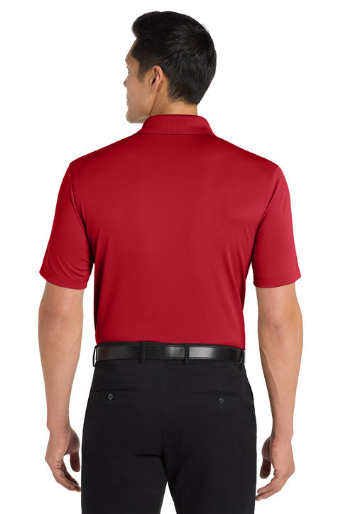Port Authority Tall Dry Zone UV Micro-Mesh Polo with custom logo embroidery