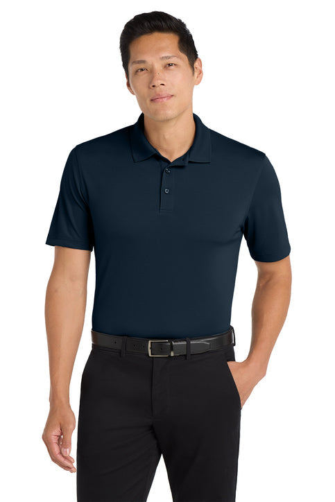 Port Authority Tall Dry Zone UV Micro-Mesh Polo with custom logo embroidery