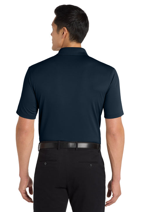 Port Authority Tall Dry Zone UV Micro-Mesh Polo with custom logo embroidery