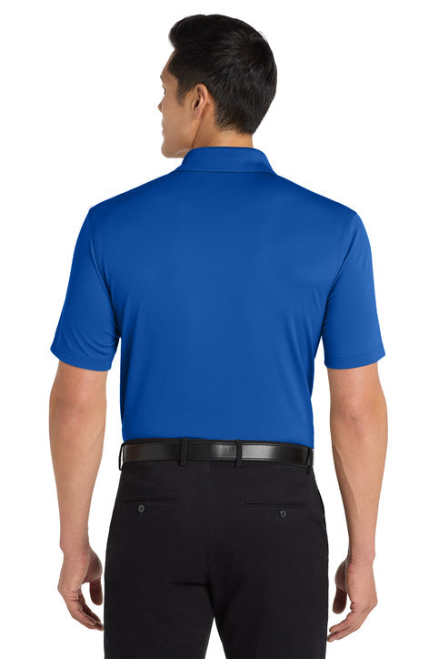 Port Authority Tall Dry Zone UV Micro-Mesh Polo with custom logo embroidery