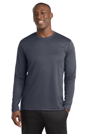 Sport-Tek PosiCharge RacerMesh Long Sleeve Tee with custom logo embroidery