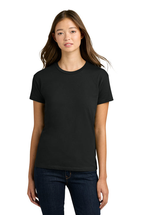 Next Level Apparel Women’s Cotton Relaxed Tee with custom logo embroidery