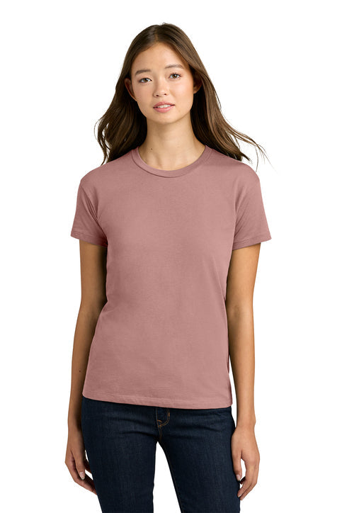 Next Level Apparel Women’s Cotton Relaxed Tee with custom logo embroidery