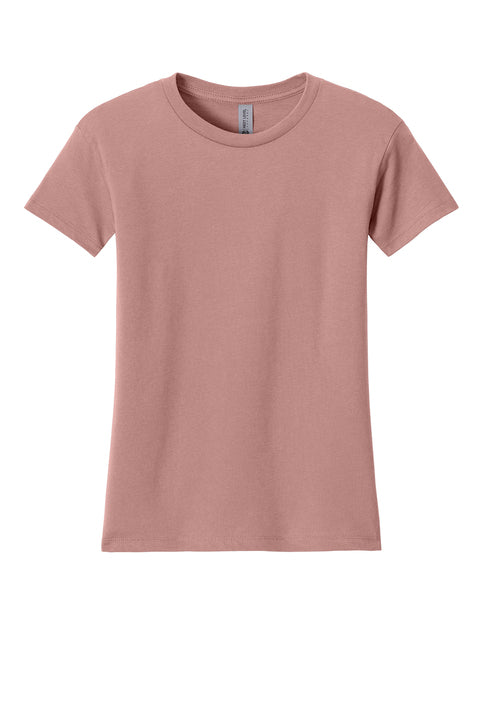 Next Level Apparel Women’s Cotton Relaxed Tee with custom logo embroidery