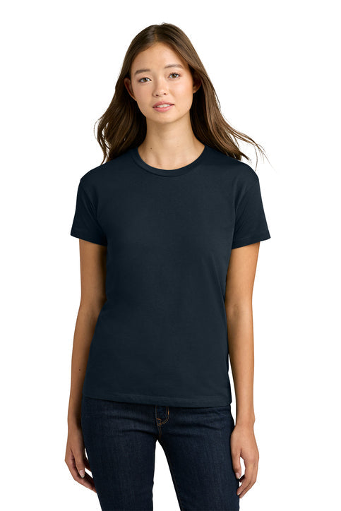 Next Level Apparel Women’s Cotton Relaxed Tee with custom logo embroidery