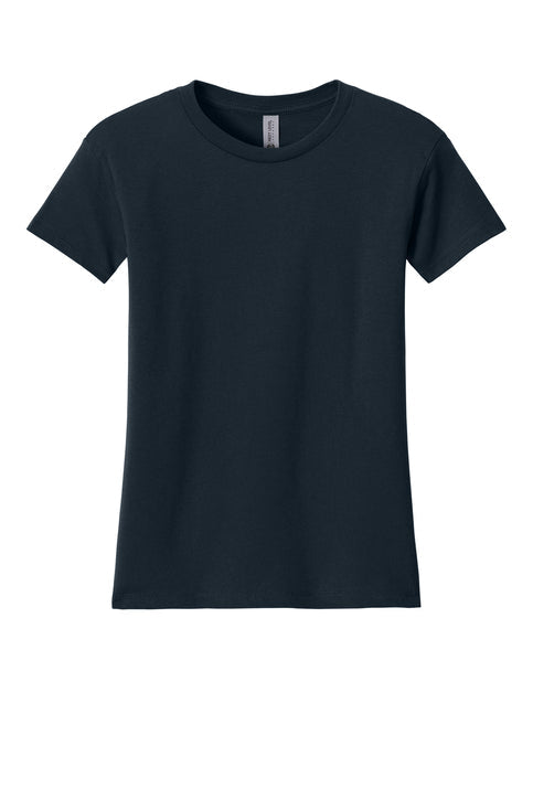 Next Level Apparel Women’s Cotton Relaxed Tee with custom logo embroidery