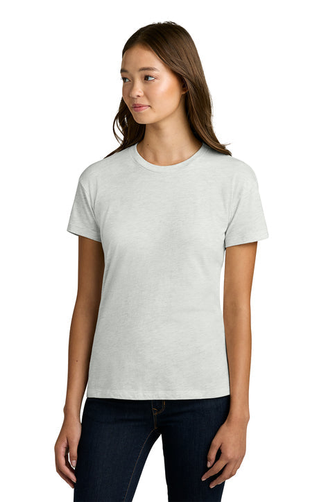 Next Level Apparel Women’s Cotton Relaxed Tee with custom logo embroidery