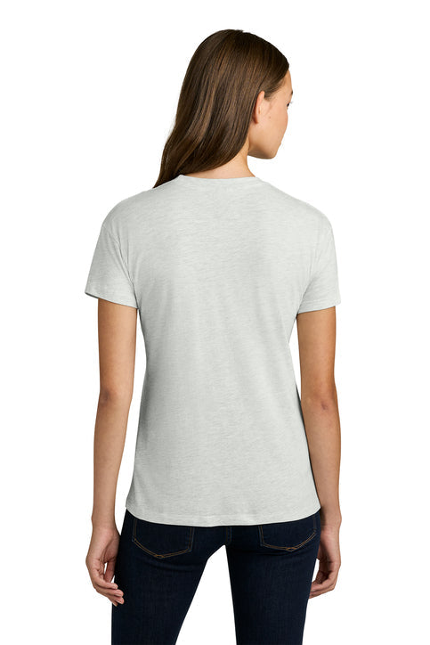 Next Level Apparel Women’s Cotton Relaxed Tee with custom logo embroidery