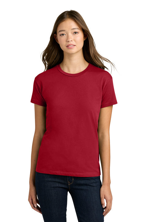 Next Level Apparel Women’s Cotton Relaxed Tee with custom logo embroidery