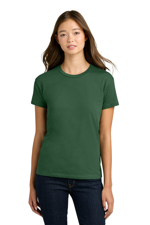 Next Level Apparel Women’s Cotton Relaxed Tee with custom logo embroidery
