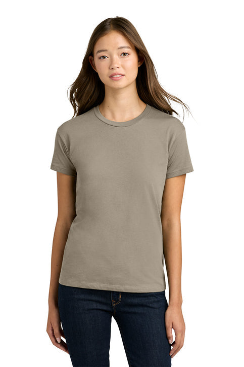 Next Level Apparel Women’s Cotton Relaxed Tee with custom logo embroidery