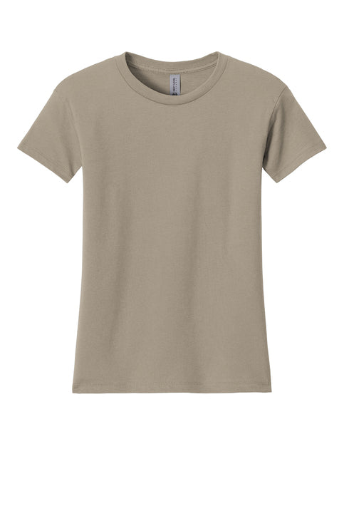 Next Level Apparel Women’s Cotton Relaxed Tee with custom logo embroidery