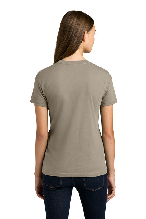 Next Level Apparel Women’s Cotton Relaxed Tee with custom logo embroidery