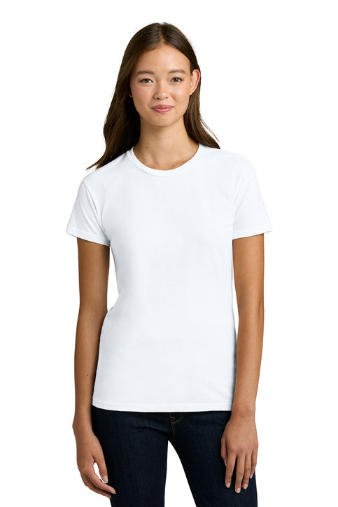 Next Level Apparel Women’s Cotton Relaxed Tee with custom logo embroidery