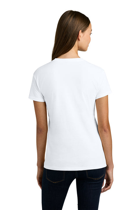 Next Level Apparel Women’s Cotton Relaxed Tee with custom logo embroidery