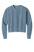 Comfort Colors Women’s Mid-Length Crewneck Sweatshirt with custom logo embroidery