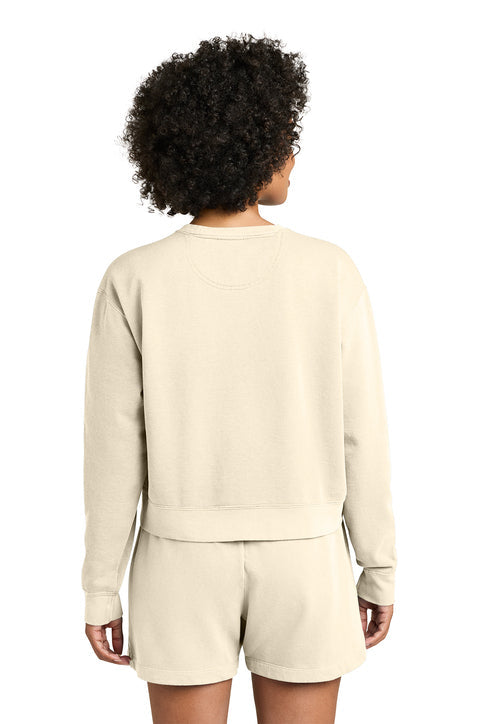 Comfort Colors Women’s Mid-Length Crewneck Sweatshirt with custom logo embroidery