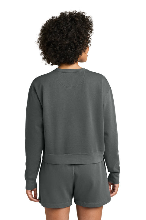 Comfort Colors Women’s Mid-Length Crewneck Sweatshirt with custom logo embroidery