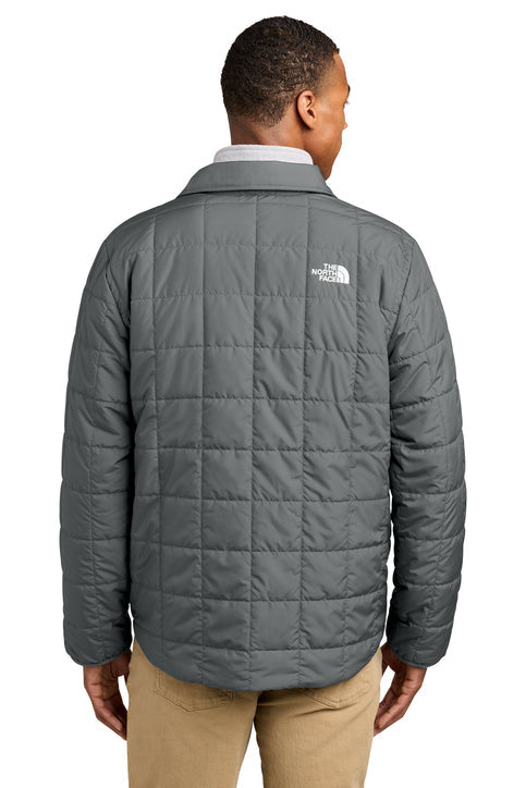 The North Face Iron Drift Quilted Shirt Jacket with custom logo embroidery