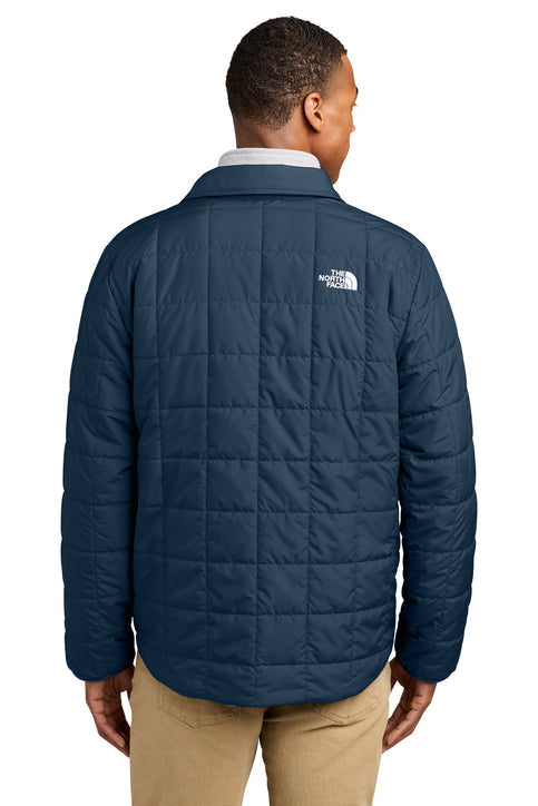The North Face Iron Drift Quilted Shirt Jacket with custom logo embroidery