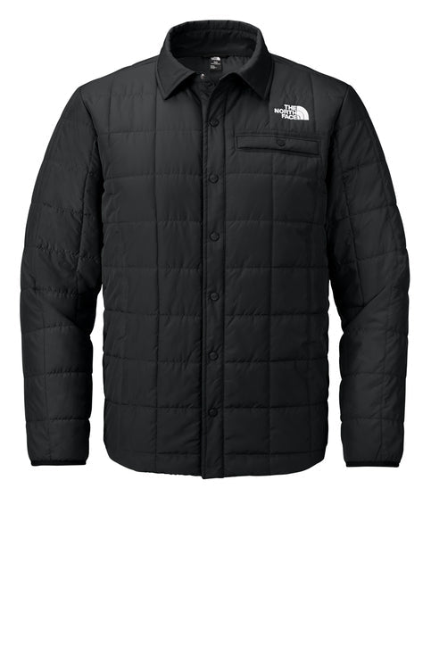 The North Face Iron Drift Quilted Shirt Jacket with custom logo embroidery