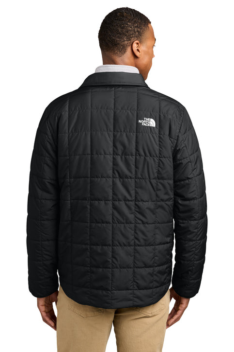 The North Face Iron Drift Quilted Shirt Jacket with custom logo embroidery