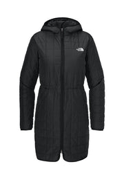 The North Face Women’s Iron Drift Quilted Hooded Parka with custom logo embroidery
