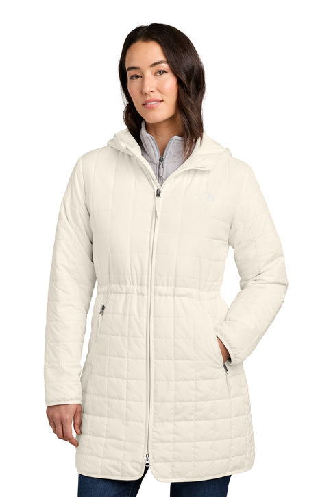 The North Face Women’s Iron Drift Quilted Hooded Parka with custom logo embroidery