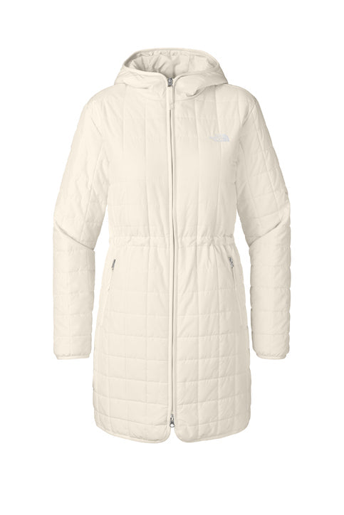 The North Face Women’s Iron Drift Quilted Hooded Parka with custom logo embroidery