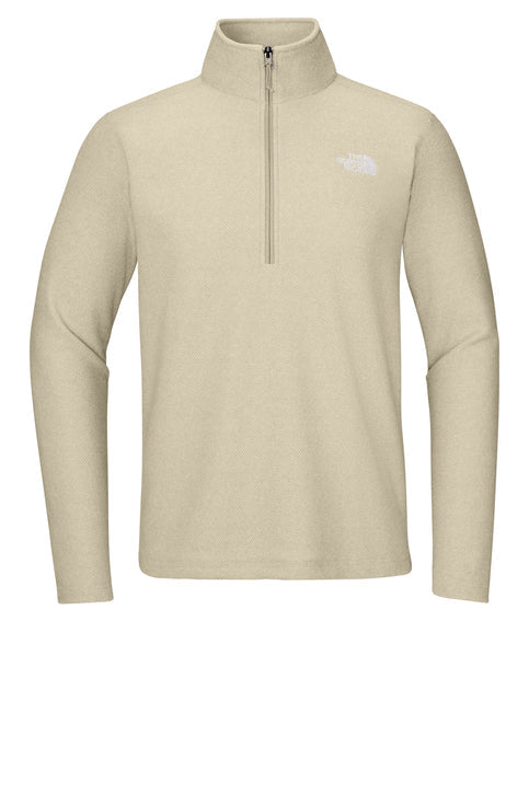 The North Face Textured Pine Grove 1/2-Zip with custom logo embroidery