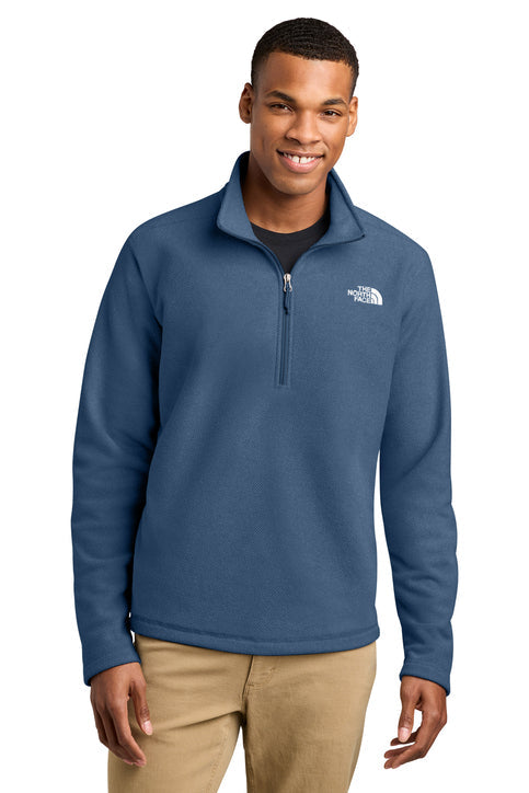 The North Face Textured Pine Grove 1/2-Zip with custom logo embroidery