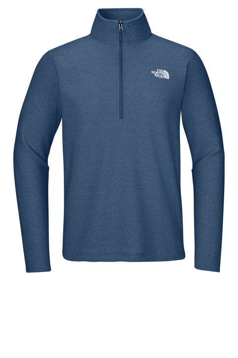 The North Face Textured Pine Grove 1/2-Zip with custom logo embroidery
