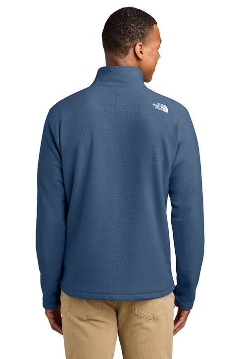 The North Face Textured Pine Grove 1/2-Zip with custom logo embroidery
