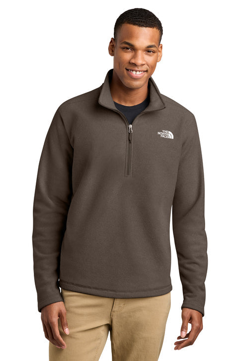 The North Face Textured Pine Grove 1/2-Zip with custom logo embroidery