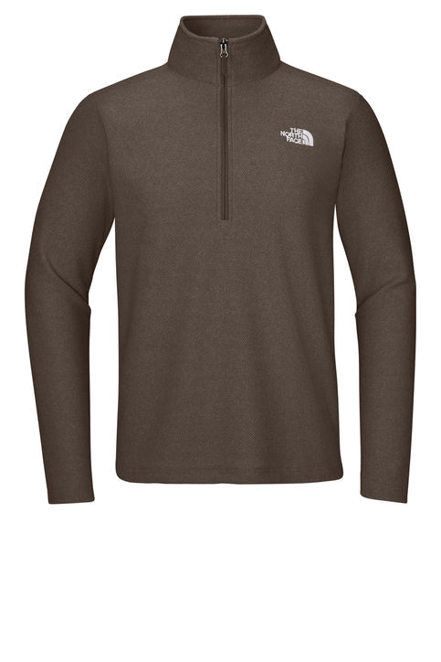 The North Face Textured Pine Grove 1/2-Zip with custom logo embroidery