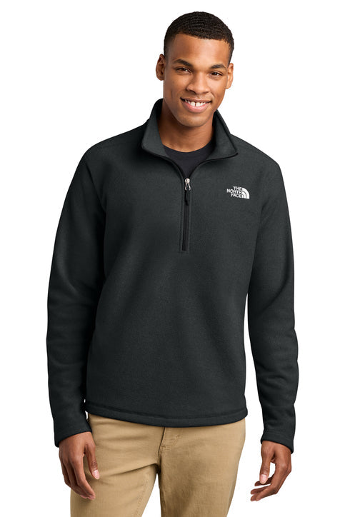 The North Face Textured Pine Grove 1/2-Zip with custom logo embroidery