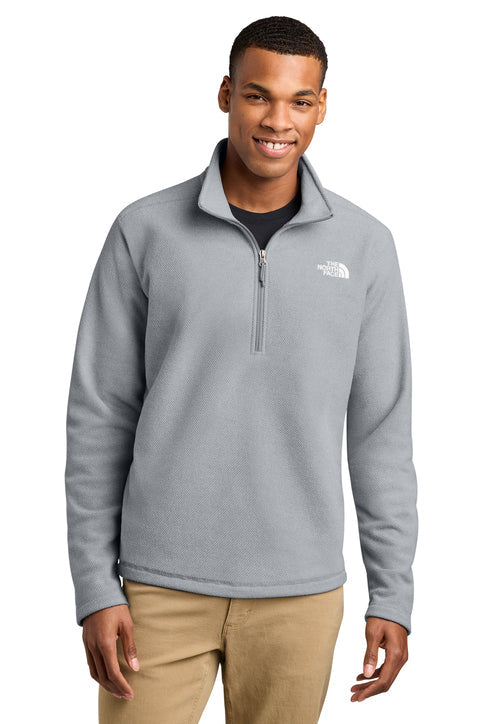 The North Face Textured Pine Grove 1/2-Zip with custom logo embroidery