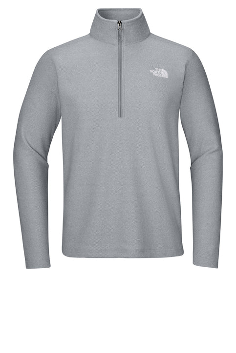 The North Face Textured Pine Grove 1/2-Zip with custom logo embroidery