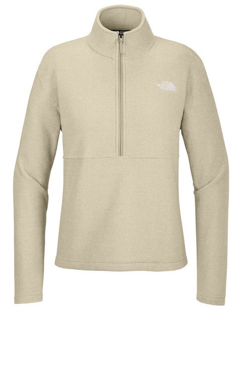 The North Face Women’s Textured Pine Grove 1/2-Zip with custom logo embroidery