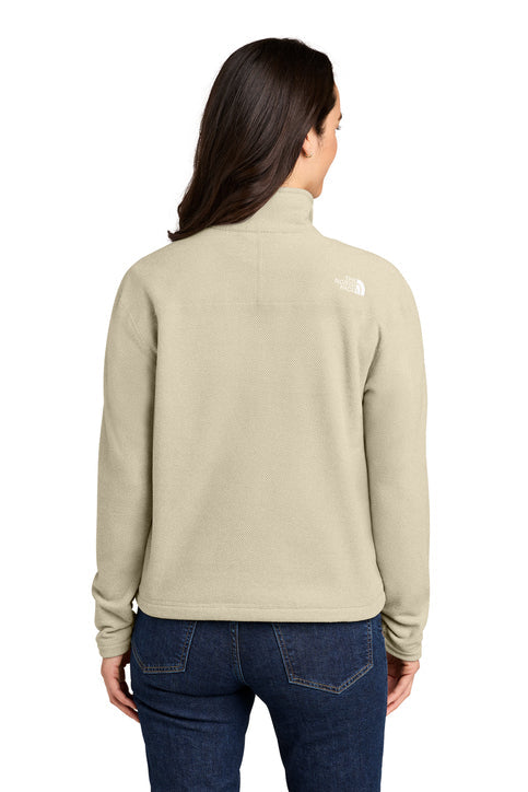 The North Face Women’s Textured Pine Grove 1/2-Zip with custom logo embroidery