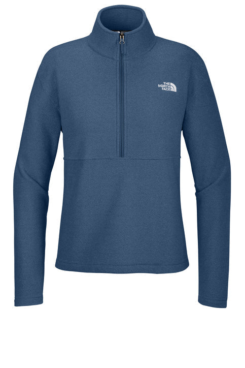 The North Face Women’s Textured Pine Grove 1/2-Zip with custom logo embroidery