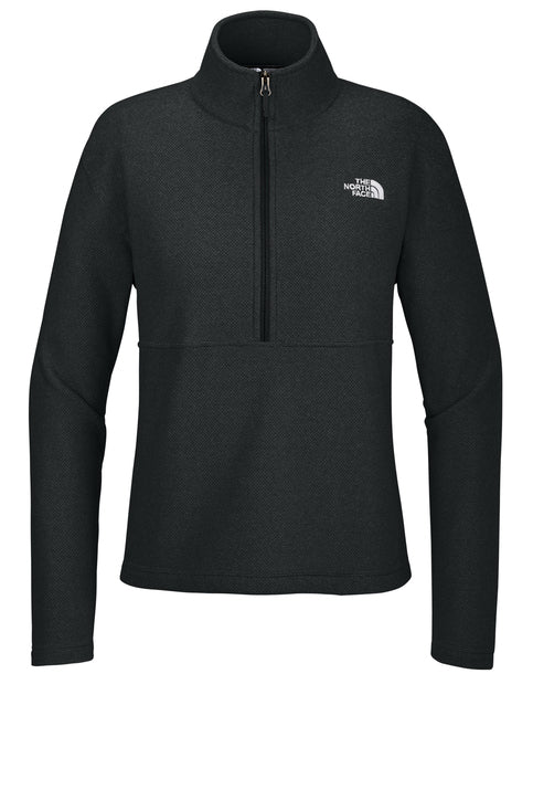 The North Face Women’s Textured Pine Grove 1/2-Zip with custom logo embroidery