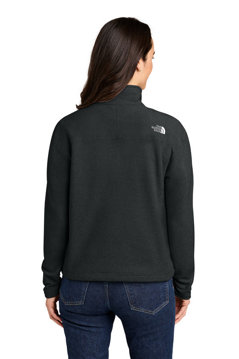 The North Face Women’s Textured Pine Grove 1/2-Zip with custom logo embroidery