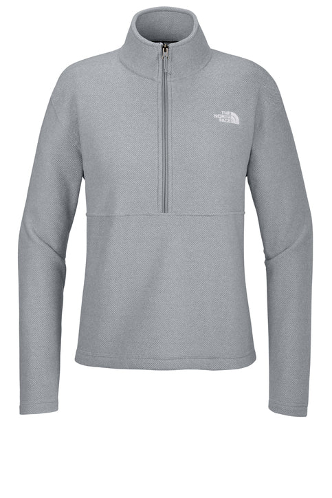 The North Face Women’s Textured Pine Grove 1/2-Zip with custom logo embroidery