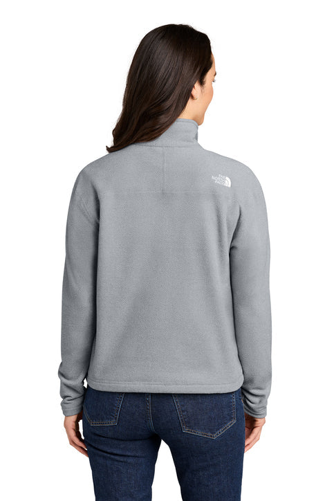 The North Face Women’s Textured Pine Grove 1/2-Zip with custom logo embroidery