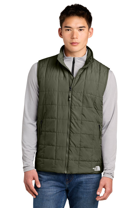 The North Face Iron Drift Quilted Vest with custom logo embroidery